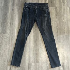 Abercrombie & Fitch Super Skinny Distressed Jeans